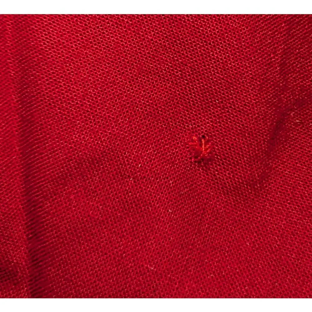 Williams Sonoma Red French Script Rooster 100% Cotton 70